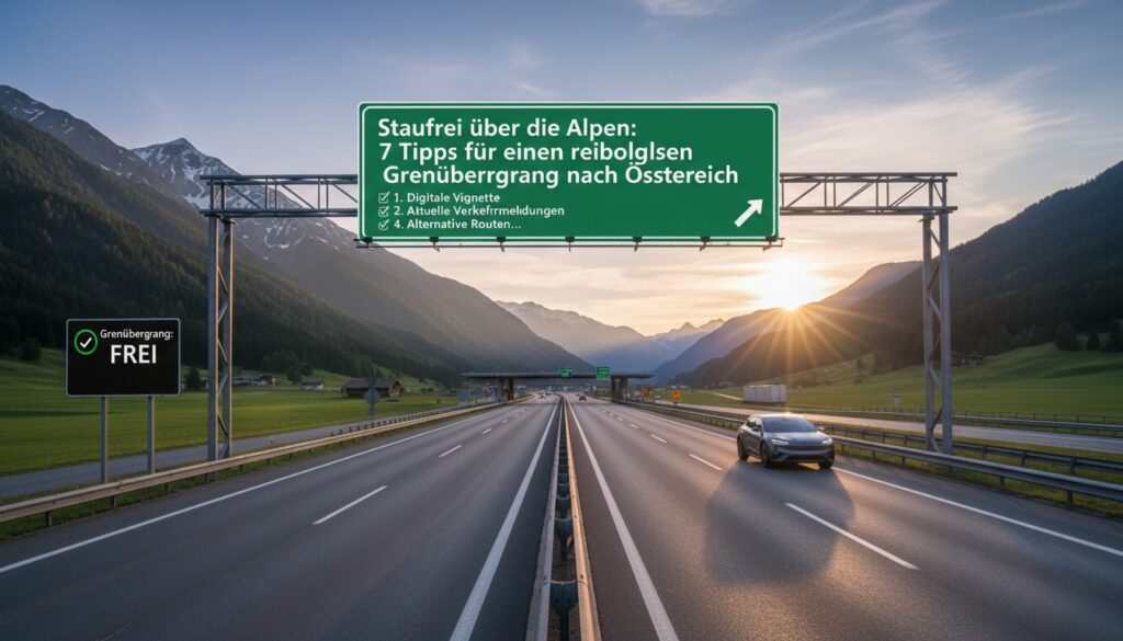 Staufrei über die Alpen: 7 Tipps für einen reibungslosen Grenzübergang nach Österreich