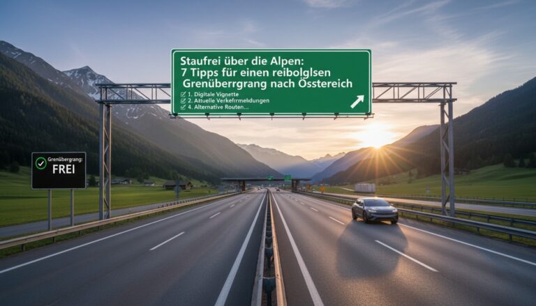 Staufrei über die Alpen: 7 Tipps für einen reibungslosen Grenzübergang nach Österreich